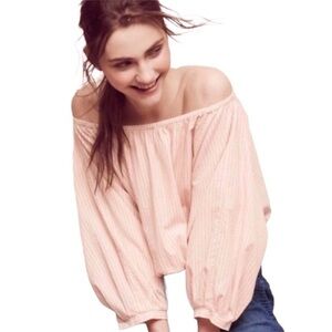 Holding Horses Aria Off Shoulder Cotton Top